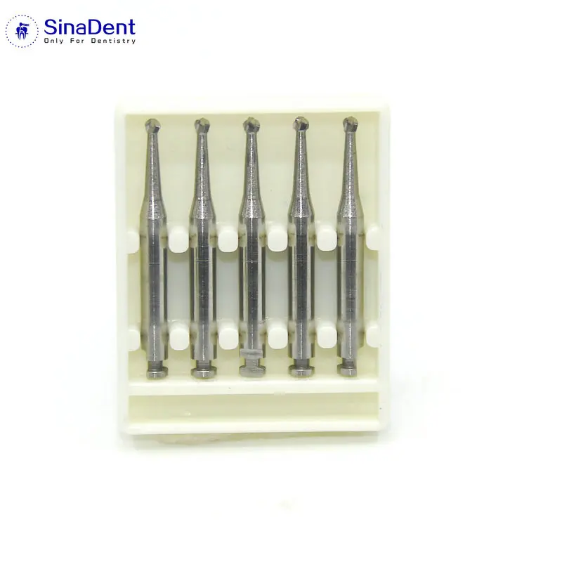 Dental RA Carbide Burs Low Speed Round Burs Drills Tungsten Steel Latch Type Shank Contra-Angle Dentistry