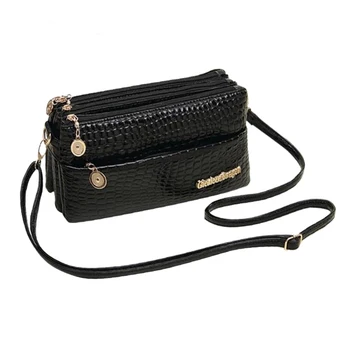 

2020 Wome PU Leather Shoulder Bag Designer Crossbody Bag Purse Vintage Female Messenger Bags With Multi Pocket Handbags