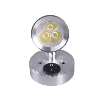 

360 Degree Rotation Multipurpose Yacht RV Reading Light Portable Adjustable Bed Lamp Button Control Vehicles Campers Led