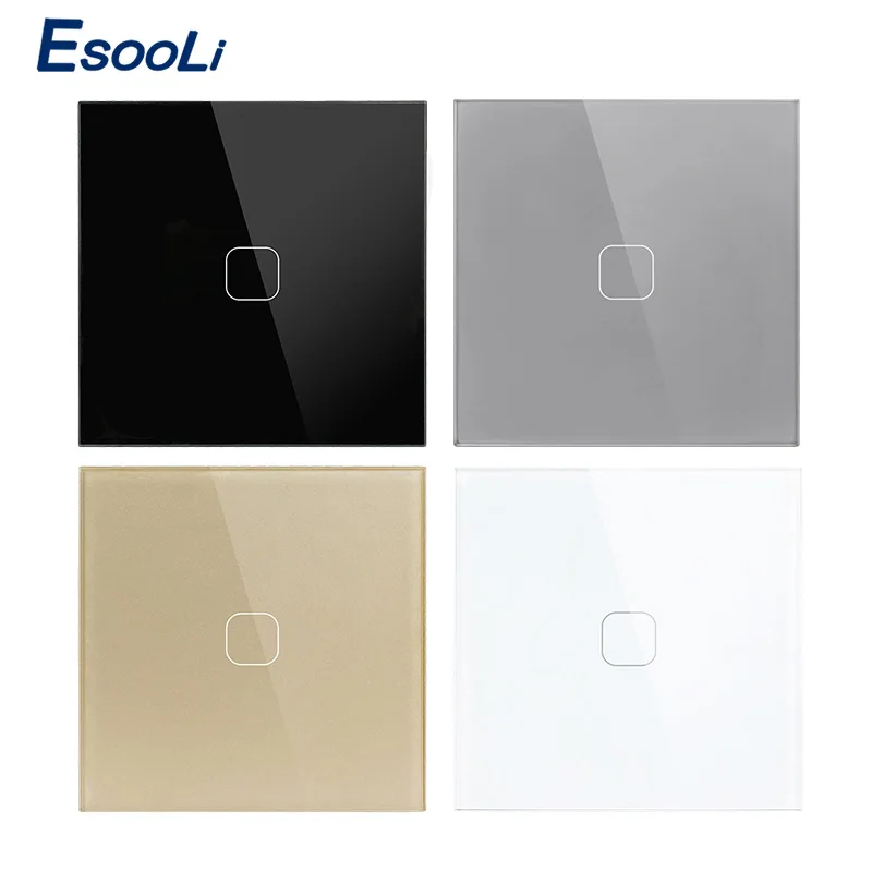 Esooli 1 комплект настенный светильник сенсорный экран переключатель AC220V стандарт
