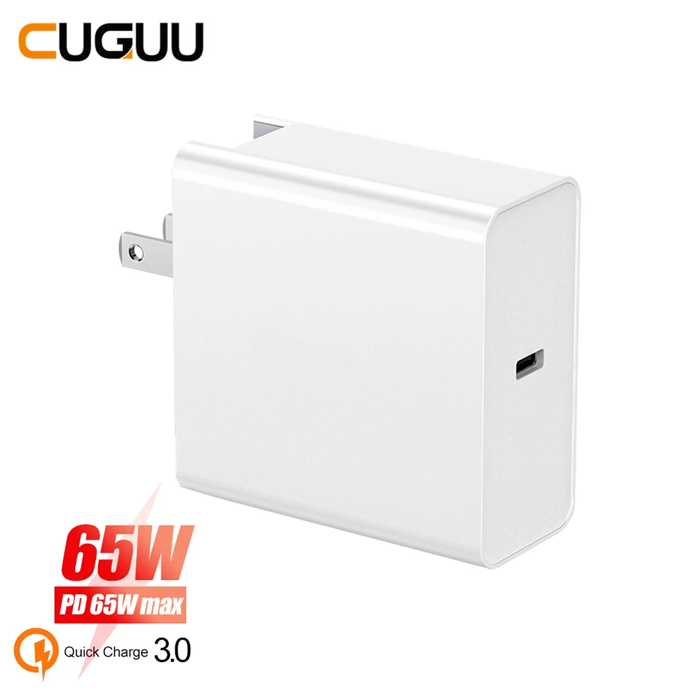 65 Вт PD Зарядное устройство USB Type C QC3.0 Быстрая зарядка для iPhone Macbook ноутбук Samsung