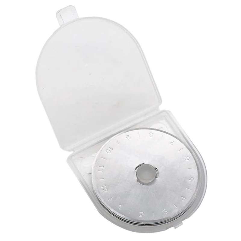 

HHO-10Pcs Rotary Cutter Refill Blades Patchwork Fabric Leather Craft Steel Circular Sewing Quilting Cutters