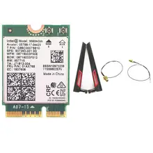 Intel 9560 9560NGW 1730 Мбит/с Bluetooth 5,0 карта с ASUS AC88U 8dbi двухдиапазонный MHF4 UF. L комплект антенн