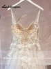 Roycebridal Appliques A Line Tulle Wedding Dress Vestido Novia Civil Boho Wedding Dress Open Back Lace Bodice Brautkleid 5
