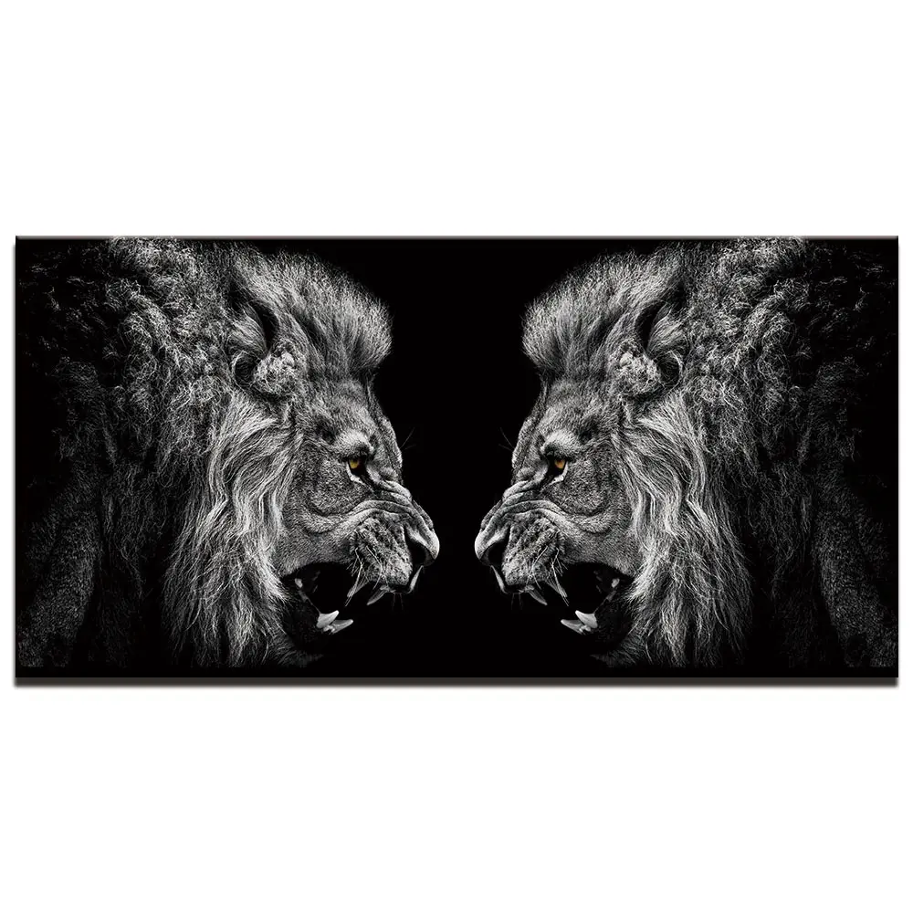 1 Piece Canvas Painting Animal Lion Home Decor Picture Print Poster Wall Art Paintings For Living Room Modular Artwrok Painting Calligraphy Aliexpress