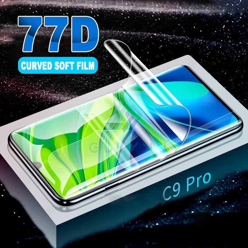 Гидрогелевая пленка 77D для Xiaomi Redmi Note 7 8 T 9 Pro защитная с полным покрытием K20 K30 7A 6
