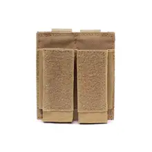 Molle Тактический Двойной Пистолет подсумок военная армия принадлежности для охоты держатель поясная сумка страйкбол Пейнтбол AK Mag чехлы