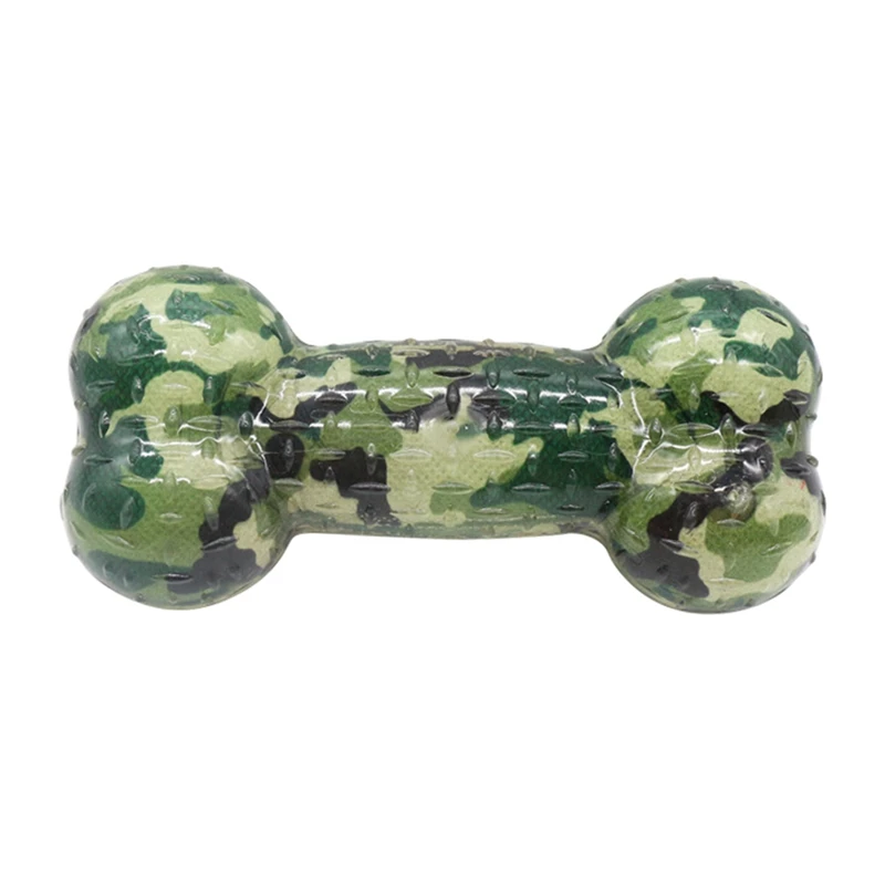 Игрушка для собак, портативная игрушка для домашних животных, устойчивая к укусам, интерактивный звук, TPR, Жевательная чистка зубов, костное кольцо, игрушка для храпа, аксессуары для домашних животных