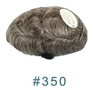 Eversilky мужской парик все поли кожи замена волос системы Toupee натуральные человеческие волосы - Парик Цвет: 350 #