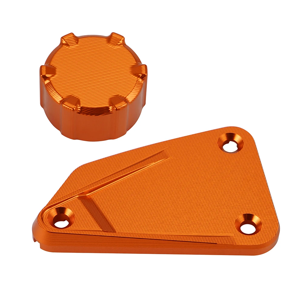 

Front Rear Brake Reservoir Cover Master Cylinder Cap for KTM 790 Adventure R 2019 2020 790 Duke ADV 2018-2019 Aluminum 790duke