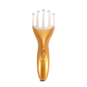 

Five Finger Relax Massager Electric Steel Ball Scalp Massager Release Stress Handheld Relaxation Comb