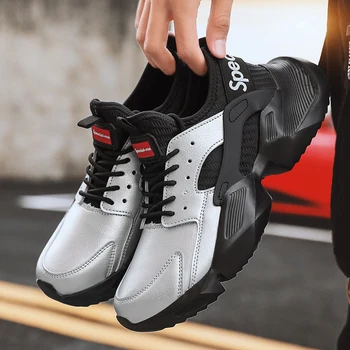 

INS Men Sport Shoes Autumn Winter Special Korean Version Sneakers Thick Bottom Vulcanized Running Shoes Men Fashion Dad Sneaker