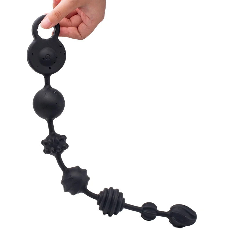 3 Motors Powerful Anal Plug Beads Butt Anus Beads Vibrators Prostate Massager SM Sex Toy For Couple Anal Expandable Massager 4