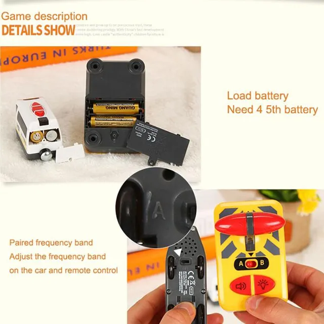 Wooden RC Train Railway Accessories Remote Control Electric Train Magnetic Rail Car Fit For All Brands Train Track Toys For Kids 5