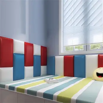 

Board Cabezal Cabezero Anti-collision Cabecera Child 3D Wall Sticker Cabeceira Pared Cabecero Cama Tete De Lit Bed Headboard