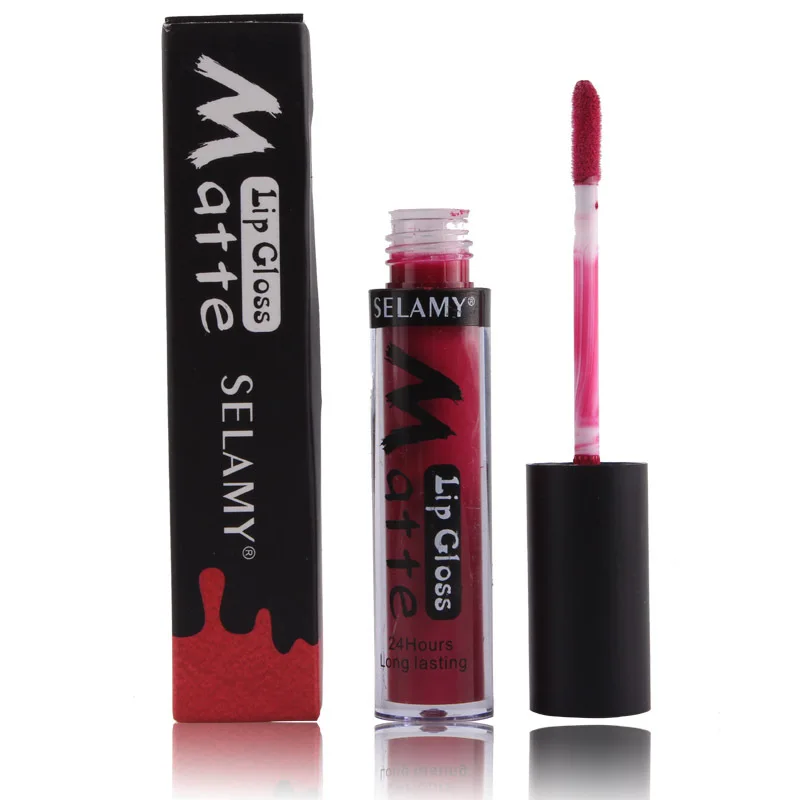 

24 Colors Matte Lip Gloss Liquid Natural Waterproof Moisturizing Lipstick Make Up Lipgloss Cosmetics Sexy Lip Gloss TSLM1