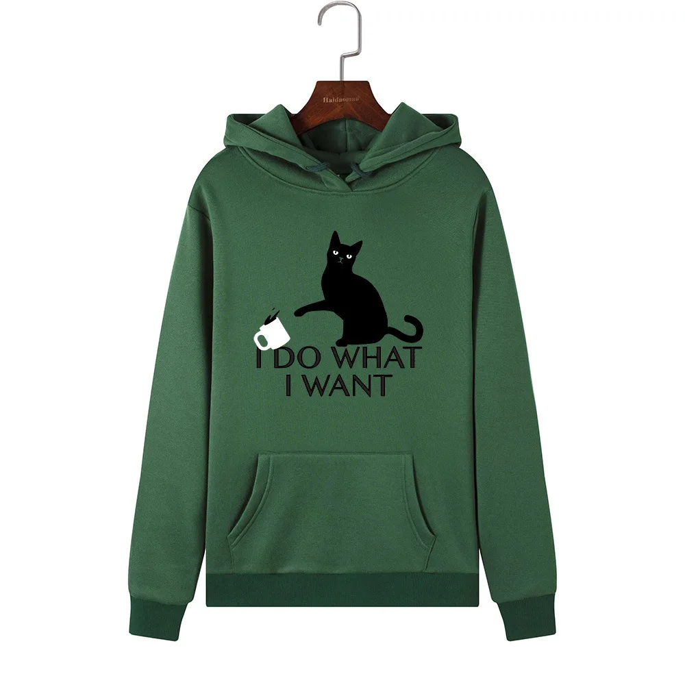 Костюм-платье, шапка свободного кроя, Женская толстовка с капюшоном, Sudadera Mujer, одежда черного и розового цвета, Manteau Femme Hiver