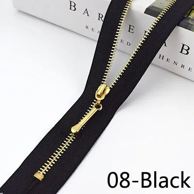 08-Black Meetee 5/10 шт. 20 Вт, 30 см 3# металлическая молния с закрытым концом DIY сумка кошелек швейной по индивидуальному заказу аксессуар, на молнии, цвет белый жакеты, застежки - Цвет: 08-Black