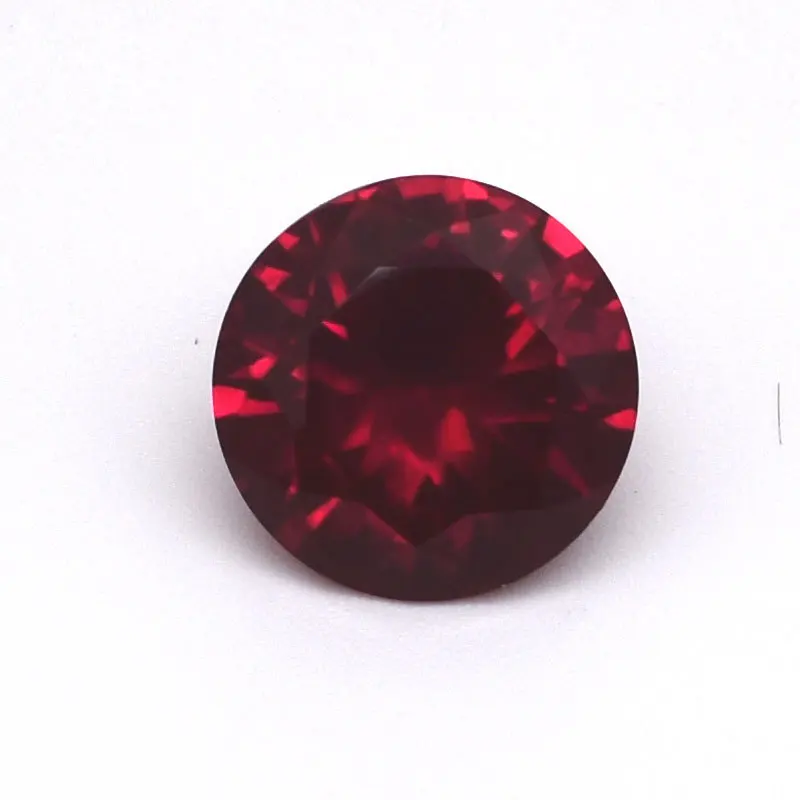 1PCS Wisdom and Guardian Stone 3A Mozambique Ruby Corundum Spinel Various Shapes Mosaic Jewelry Diy Pigeon Blood Red AAA 5-7MM