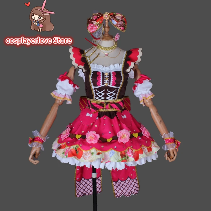 Lovelive Aqours шоколадный День Святого Валентина курозава диа косплей карнавал костюм на Хэллоуин и Рождество Костюм