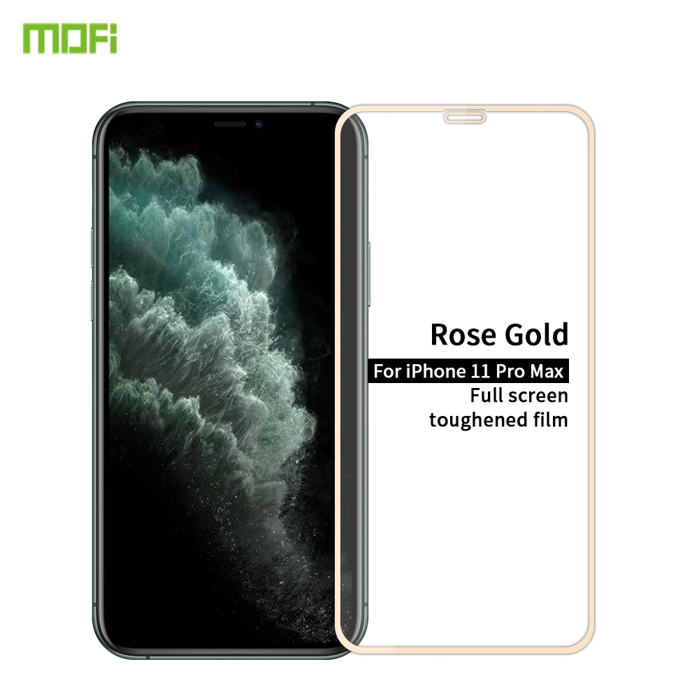 Для iphone 11 pro макс. закаленное стекло Оригинальный MOFI Полное покрытие экрана