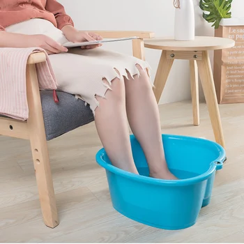 

Foot Care Bath SPA Plastic Tub Foot Soak Basin Pedicure Detox Massage Feet SDF-SHIP