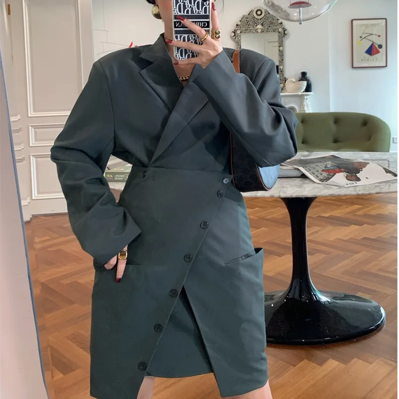 XITAO Striped Trench Women Fashion New Plus Size