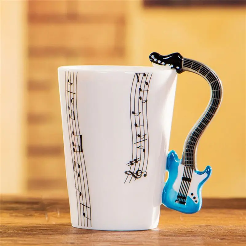 Guitar Mug Music Note Coffee Mug Ceramic Guitar Music Cup Mug Gifts Guitar Mug Music Note Coffee Mug Ceramic Guitar Music Cup Mug Gifts