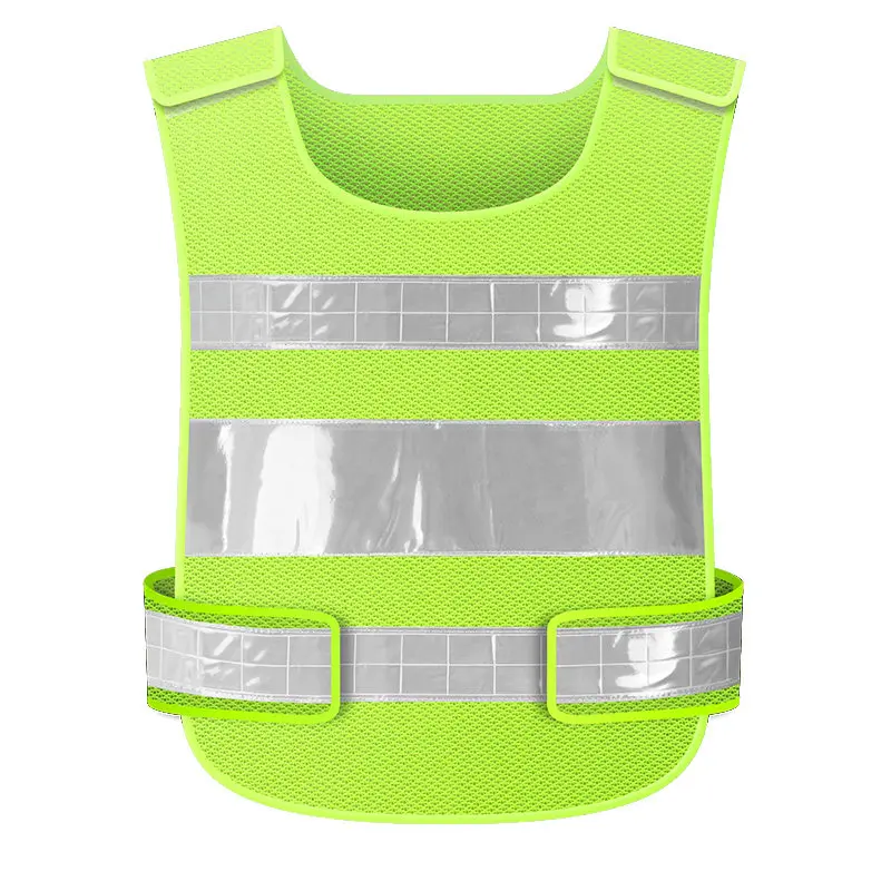 Adjustable Safety Vest Reflective Jacket Security Waistcoat Vest Black reflective safety vest reflective safety jacket