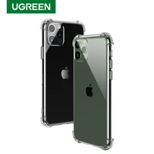 Ugreen для iPhone 11 Pro Max чехол, защитный, 4 угла, усиленный, с защитой от падения, прозрачный чехол для iPhone 11 Pro Max чехол для телефона