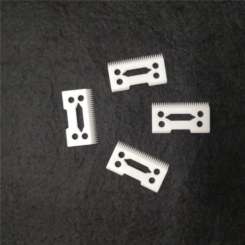 

2pcs Hair Clipper Blades Cutter Ceramic Cutter Blade Magic Clip 2 Holes Animal Hair Clipper Blades For Wahl Shear Clipper
