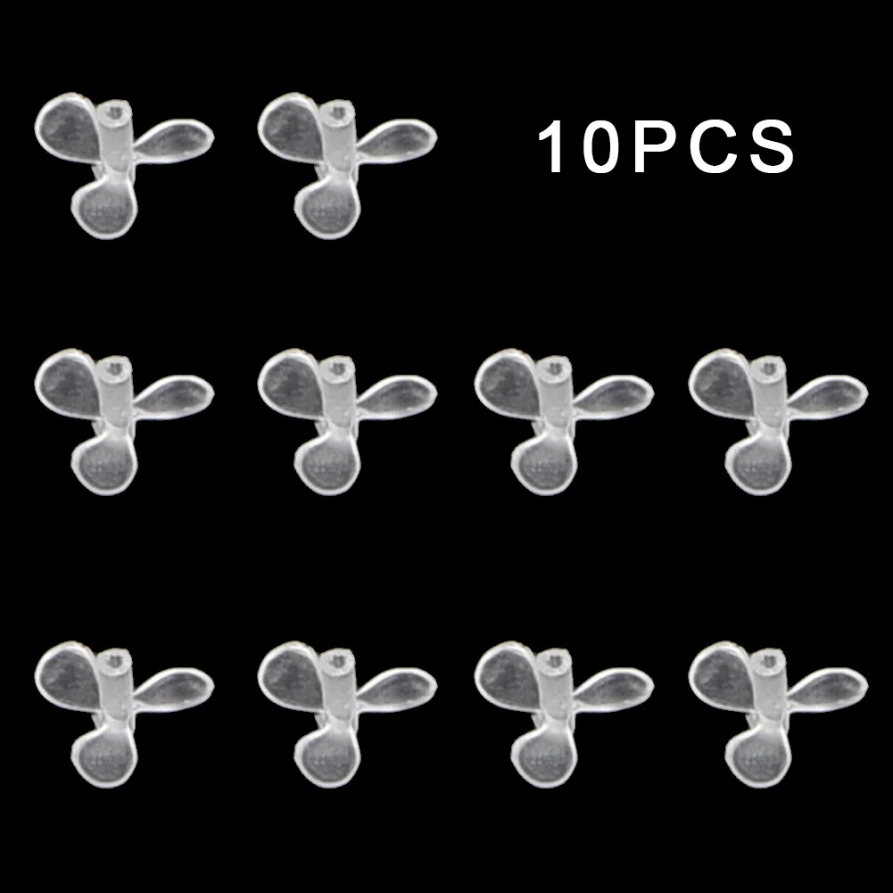 

10PC Plastic Propeller For Fishing Lure Electric Lure Wobblers Fishing Swimbait For Multi-section Bait Bionic Fake Bait Fishing