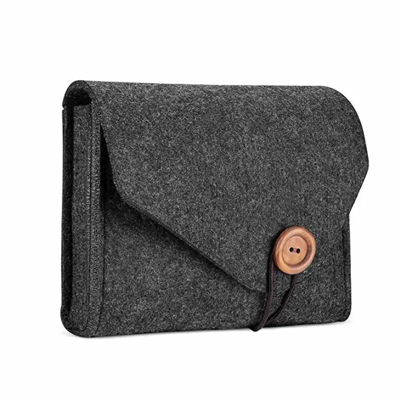 

wallet luxury Short Customized fashion modern bulk sale grey card bag cheap designer man pouch Felt Wallet