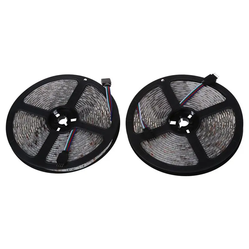 

Hot 2 x 5 m 600 5050 SMD LED Waterproof Light String Bar Strip RGB