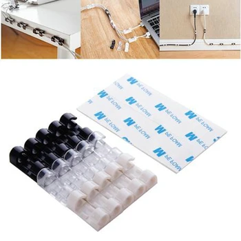 

Cable Organizer Wire Winder Holder Earphone Mouse Cord Clip Protector USB Cable Management For iPhone Micro USB Type C