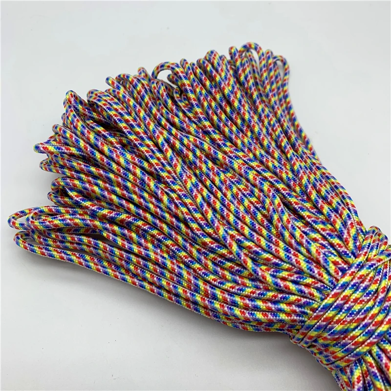 Nylon Cord 10yards/Lot 3mm Cord Rope Parachute Lanyard Rope Climbing Camping Survival Equipment Paracord Bracelet Mask Lanyards