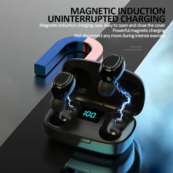 

T10s TWS Earphone True Wireless Bluetooth 5.0 Earphones Mini Earbuds Waterproof TWS Sports Stereo Bluetooth Headphones