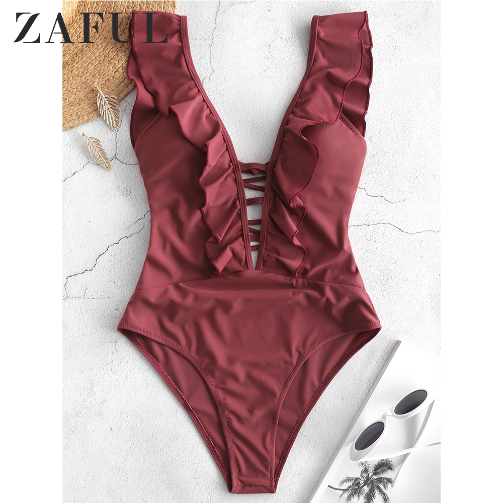 zaful maillot de bain une pièce