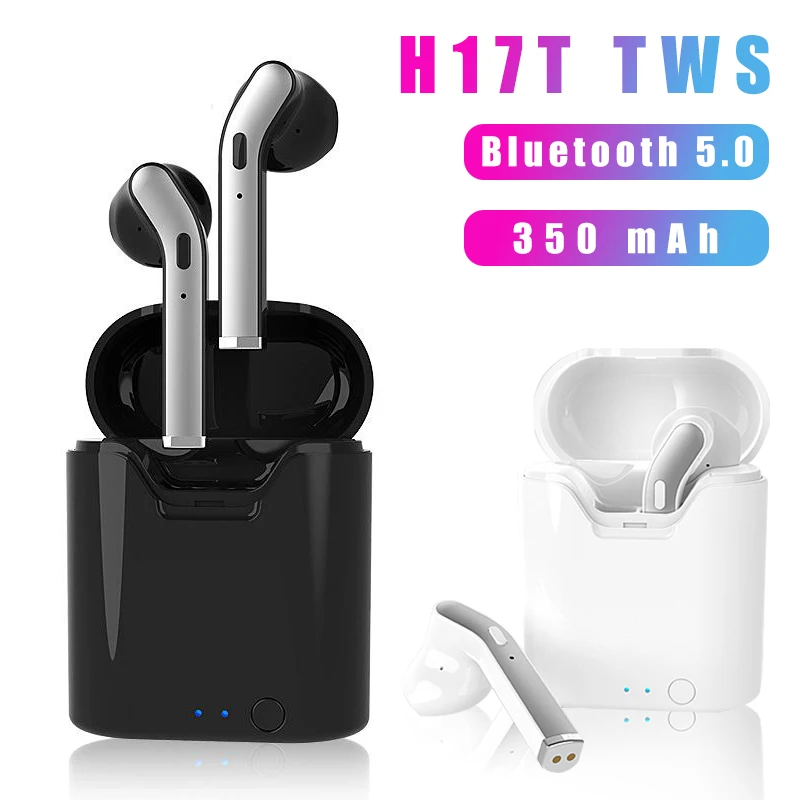 Беспроводная Bluetooth гарнитура H17T TWS Hi Fi звук высокого качества беспроводные