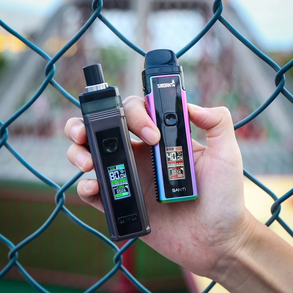 Smoant Санти Pod Vape комплект 40 Вт 1100 мАч испаритель с 3 5 мл картридж DL/RDL/MTL