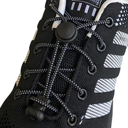 Round Elastic Shoelaces Suitable For Various Shoe Accessories No Tie Shoelace Fixed Stretching Locking Lazy laces 1 Pair