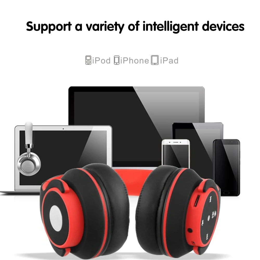 Складной сенсорный Тип HiFi бас Bluetooth Wrieless/3,5 мм Wried гарнитура с шумоподавлением стерео наушники для iPhone Xiaomi