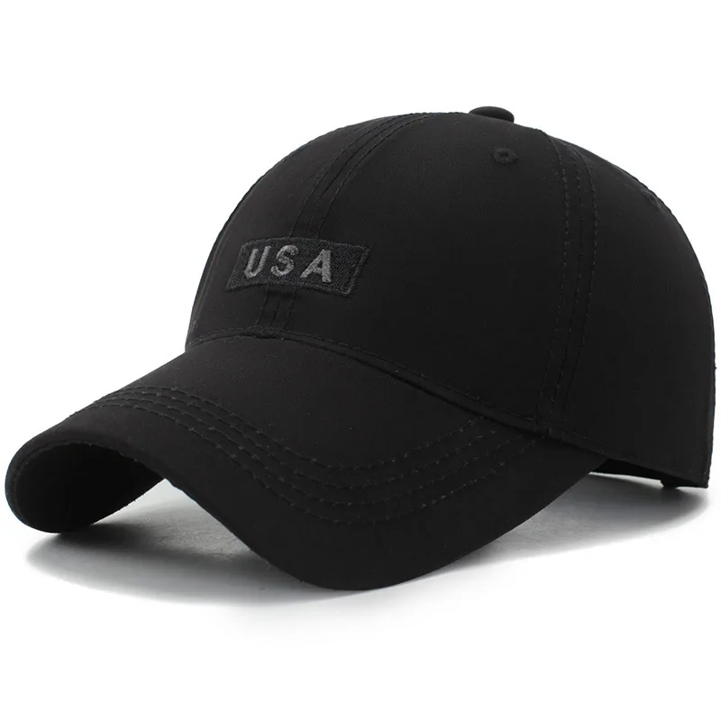 Мужская брендовая бейсбольная Кепка с вышивкой, США, s, хлопковая летняя кепка для женщин, Bone Gorras, Черная кепка для папы, Casquette, мытая бейсболка