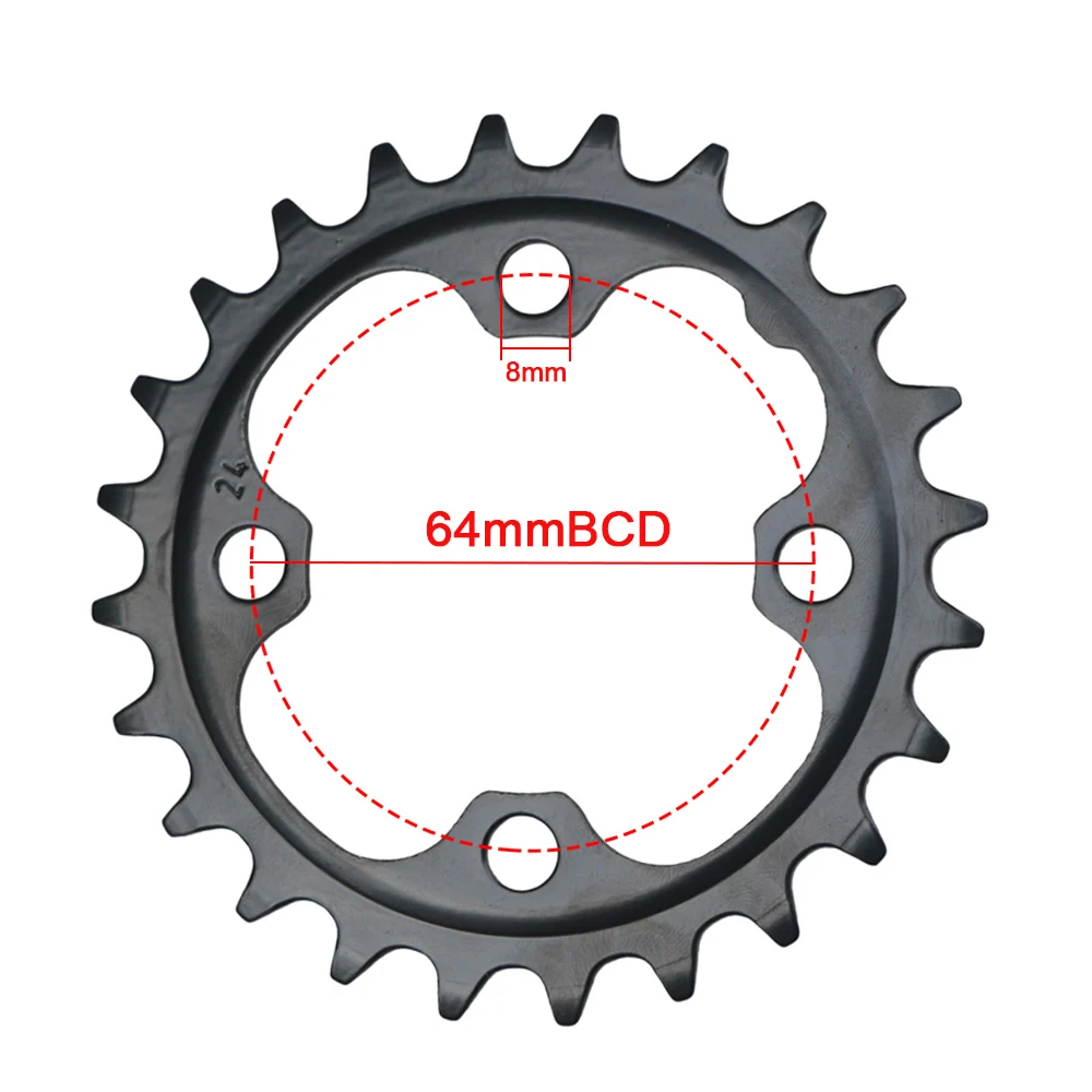 64BCD MTB Bike Crankset Chainring 10/11 Speed 22T 24T 26T 64 BCD Bicycle Repair Chain Ring Replace Parts for SHIMANO deore sram | Спорт и