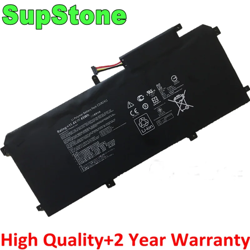 SupStone New C31N1411 Аккумулятор для ноутбука Asus Zenbook U305 U305F U305FA U305CA UX305 UX305CA UX305F UX305FA U305L U305C |