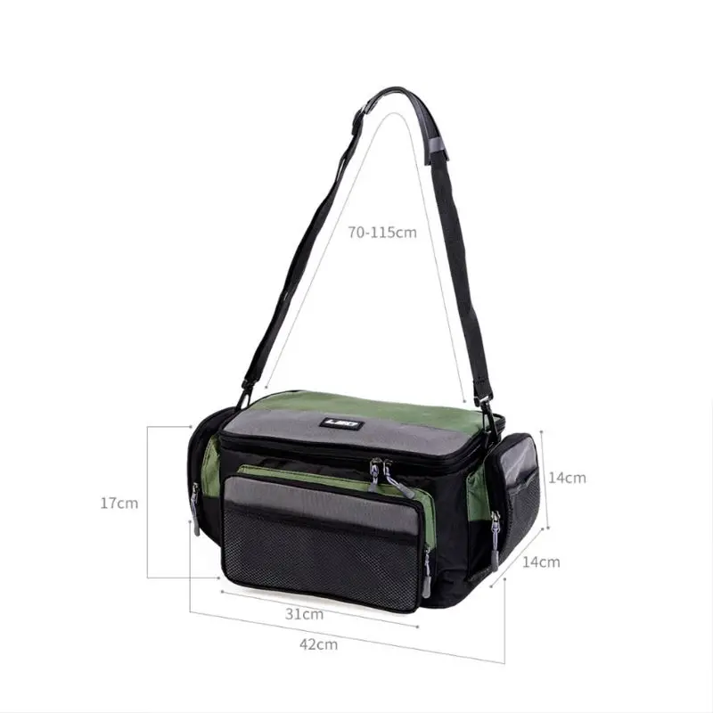Storage Bag Fishing Outdoor Portable Square Gear Tackle Container Reel Lure Float Accessories27RD