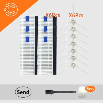 

robot vacuum cleaner side brushes filter screen for 360 S6 Sweeping Parts Replacement HEPA Filters Cleaning Brush Accessories