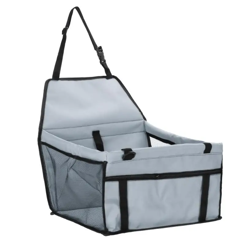 Pet Dog Car Seat Bag Waterproof Dog Mat Basket Folding Hammock Pet Carrier Hanging Bag For Small Dog Cat Safety Travelling Mesh