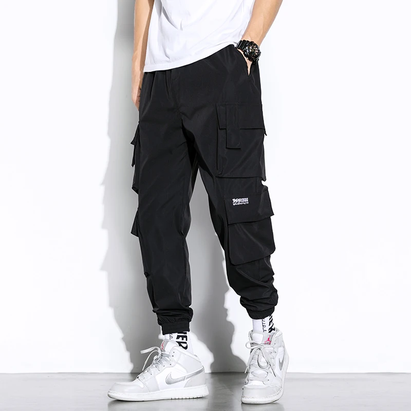 Fashion Men Cargo Pants Hip Hop Joggers Cargo Pants Men Harem Pants ...