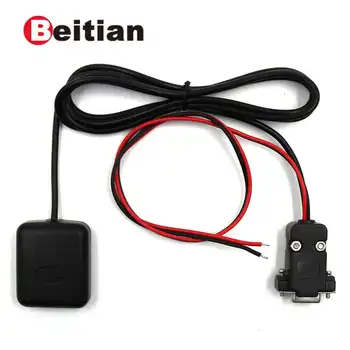 

BEITIAN RS232 DB-9 Female+Power Cable GNSS receiver Dual GPS+GLONASS receiver,9600,NMEA,4M FLASH,2.0M,BN-82DN